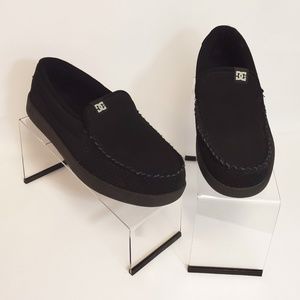 DC SHOES MEN'S VILLAIN BLACK SLIP-ON SHOES (10)